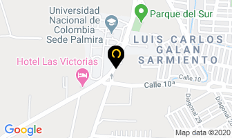 Mapa de Agromundo Ltda. en Palmira