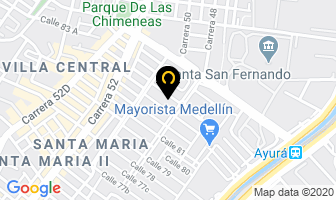 Mapa de Agropecuaria la miranda en Itaguí