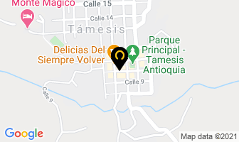 Mapa de Agropecuaria Támesis en Támesis