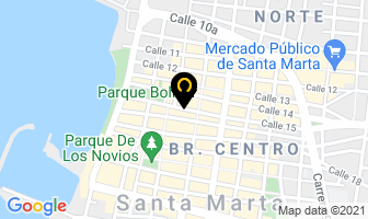 Mapa de Agropecuaria Visan en Santa Marta