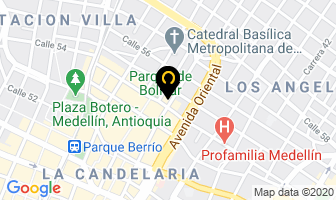 Mapa de Agropérez Ltda. en Medellín