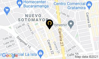 Mapa de Agrosantafé en Bucaramanga