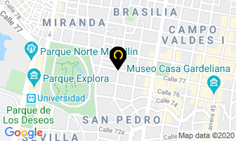 Mapa de Agrosanti en Medellín
