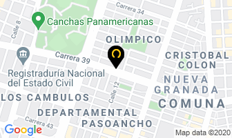 Mapa de Agroveterinaria Del Sinú en Cali
