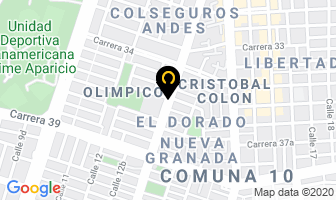 Mapa de Agrovida Ltda. en Cali