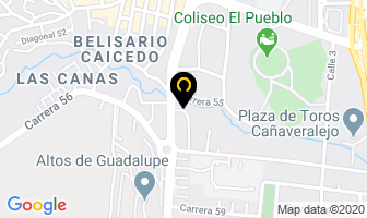 Mapa de Agrupación Ceremonias Nelson González en Cali