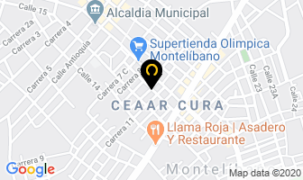 Mapa de Agua Páramo en Montelíbano
