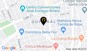 Mapa de Aguamarinas en Neiva