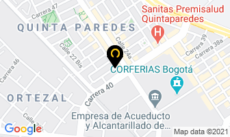 Mapa de Aguas De Bogotá en Bogotá D.C