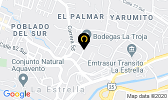 Mapa de Aguas Teco S.a en Medellín