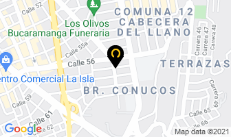 Mapa de Aguila Roja en Bucaramanga