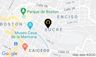 Mapa de Ahorra Espacios Yuki en Medellín