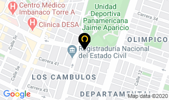 Mapa de Ahorragua Plus - Beta Plus Ltda. en Cali