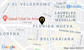 Mapa de Ahorratel en Medellín