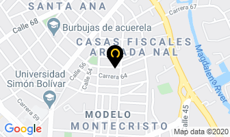 Mapa de Aid Publicidad en Barranquilla