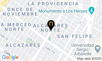 Mapa de Airca en Bogotá D.C