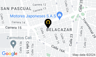 Mapa de Aire Acondicionado Bazan en Cali