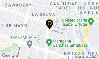 Mapa de Aire Acondicionado Xiloterm en Cali