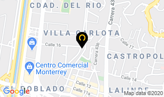 Mapa de Aire & Montajes Ltda. en Medellín