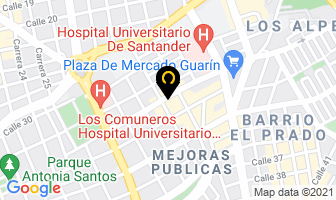 Mapa de Aire Y Mas en Bucaramanga