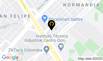 Mapa de Aireflex De Colombia Ltda. en Bogotá D.C
