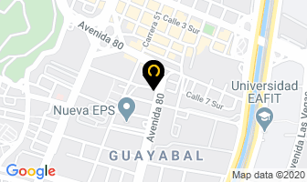 Mapa de Airep en Medellín