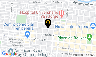 Mapa de Aires Acondicionados Ltda en Pereira