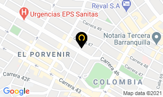 Mapa de Aires Del Norte en Barranquilla