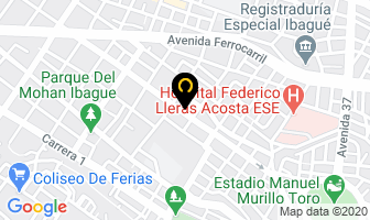 Mapa de Aires del Tolima en Ibagué