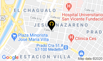 Mapa de Aires High Cool en Medellín