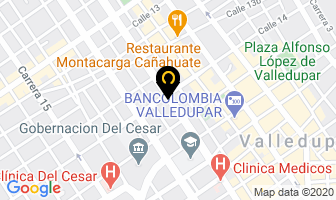 Mapa de Aires S.a. en Valledupar