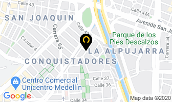 Mapa de Aires Y Servicios Aral en Itaguí