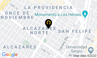 Mapa de Airescol en Bogotá D.C