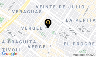 Mapa de Airtempe Ltda en Bogotá D.C