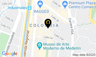Mapa de Airvent S.a. en Medellín