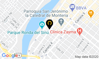 Mapa de Aji Coco Restaurante en Montería