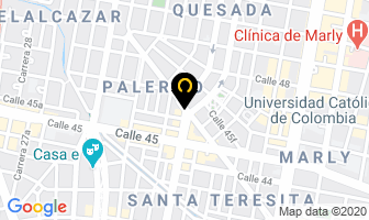 Mapa de Ajm Soluciones Ltda. en Bogotá D.C