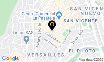 Mapa de Ajsa Construcciones en Cali