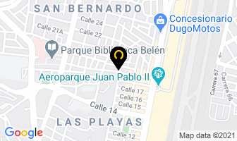 Mapa de Akita Spa en Medellín