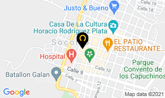 Mapa de Akt Santander en Socorro