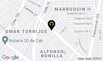 Mapa de Al Día Pinturas S.a.s. en Cali