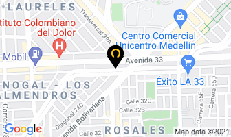 Mapa de Al-m-transport Ltda. en Medellín