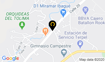 Mapa de A.l. Publicidad en Ibagué