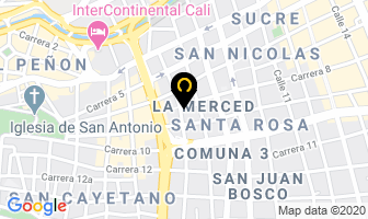 Mapa de Al Sazón De J.g en Cali