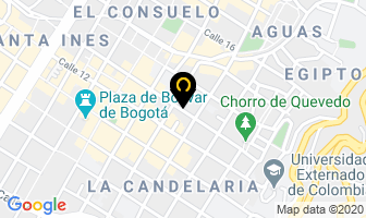 Mapa de Alacarta.com en Bogotá D.C