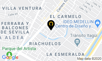 Mapa de Alado Diseño en Itaguí
