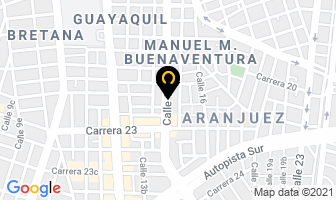 Mapa de Alamacen Pintulandia Ltda. en Cali