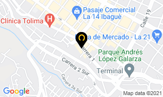 Mapa de Alarcón María Elvira en Ibagué