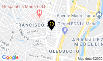 Mapa de Alas De Tango en Medellín