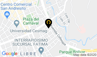 Mapa de Alba Risueño Estampados Publicitarios en Pasto